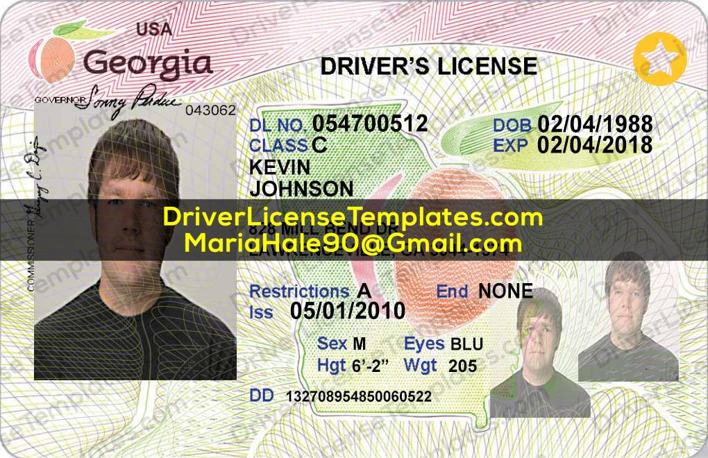 Drivers License Template PSD 2024
